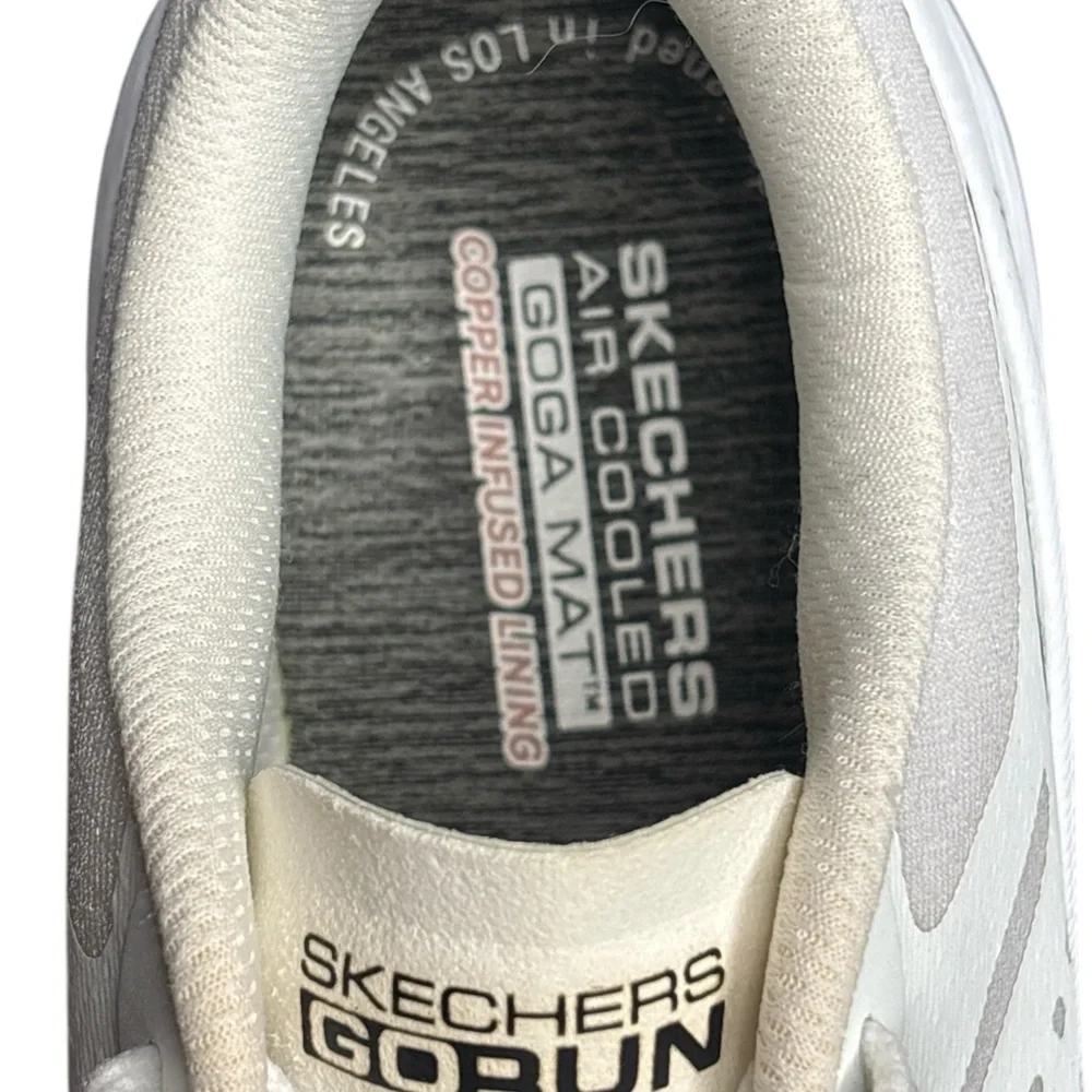 Skechers White Go Run Sneakers - Picture 2 of 11